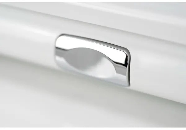 Deante CDJD6RPS - Vas WC pe pardoseală cu capac JASMIN, ceramică/alb