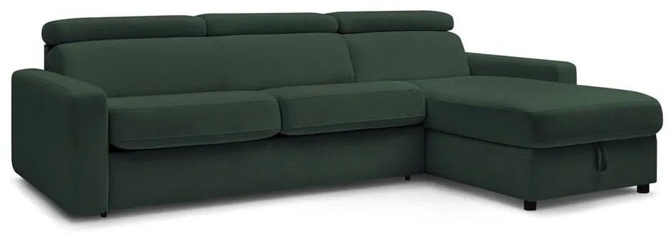 Colțar verde închis extensibil (cu colț variabil) Monaco – Bobochic Paris