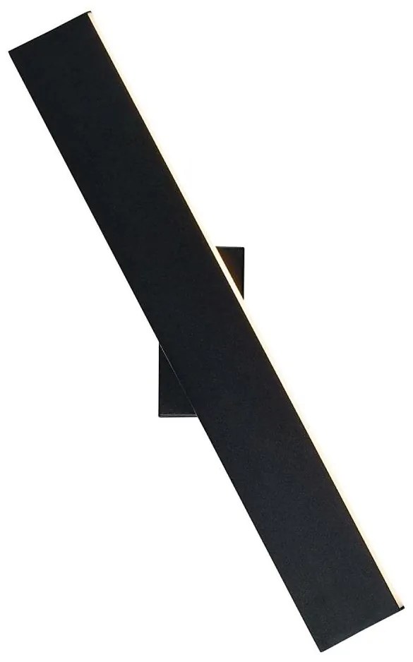 Aplica LED de perete BERNADETTA, 10 W, 230 V, 4000 K, neagră