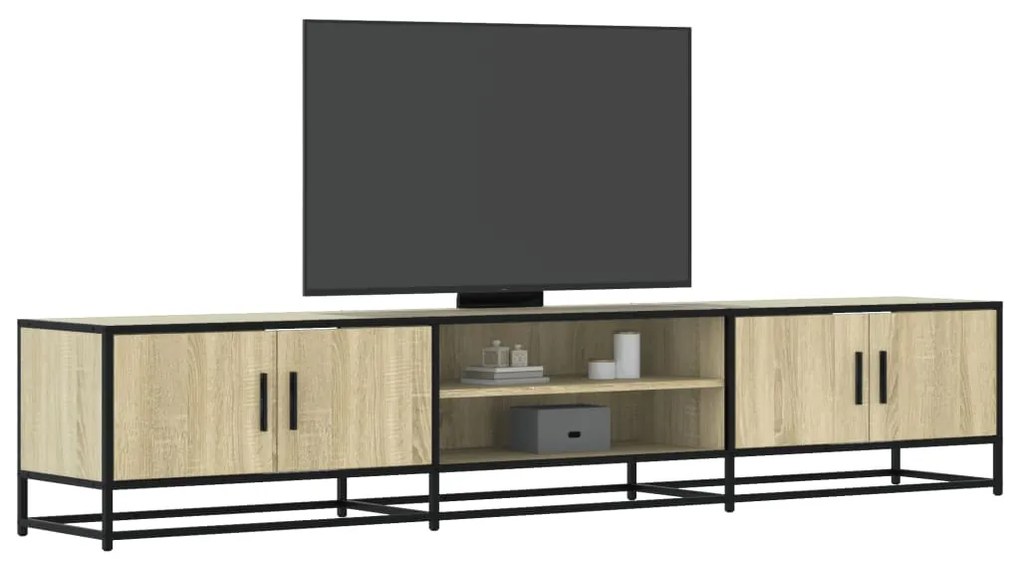 vidaXL Dulap TV, stejar sonoma, 210x35x41 cm, lemn prelucrat