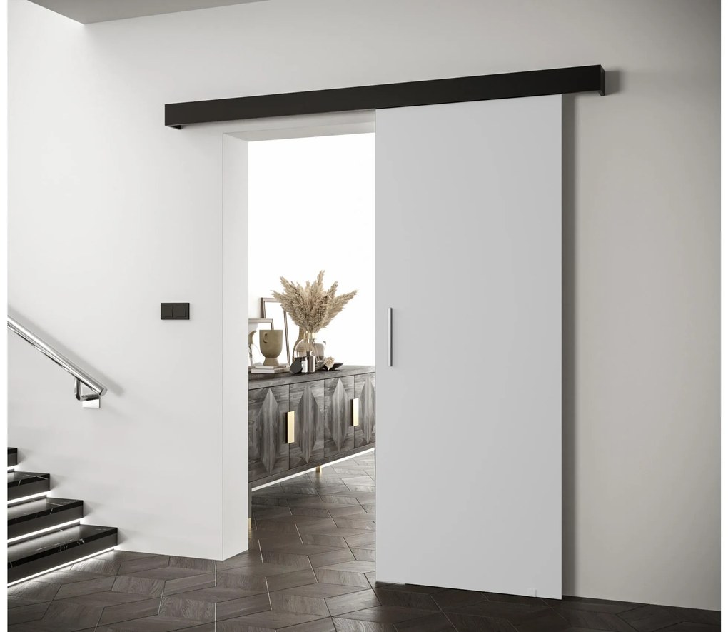 Uși culisante 70 cm Slavdro 1 (alb mat + negru mat). 1108709