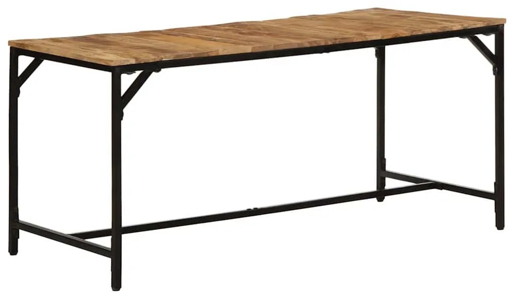 vidaXL Masa de sufragerie 160x80x75 cm lemn masiv Mango brut
