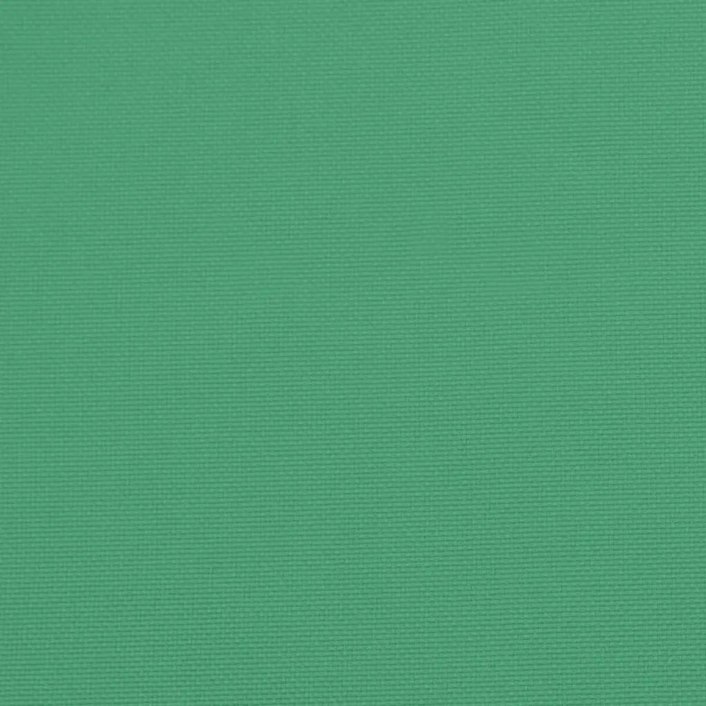 Perne scaun de gradina, 2 buc., verde, 40x40x3 cm, textil 2, Verde, 40 x 40 x 3 cm