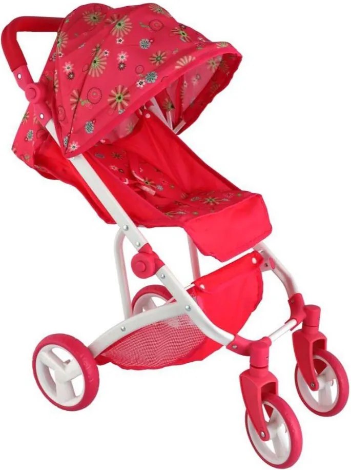 Cărucior sport pentru păpuși, roșu