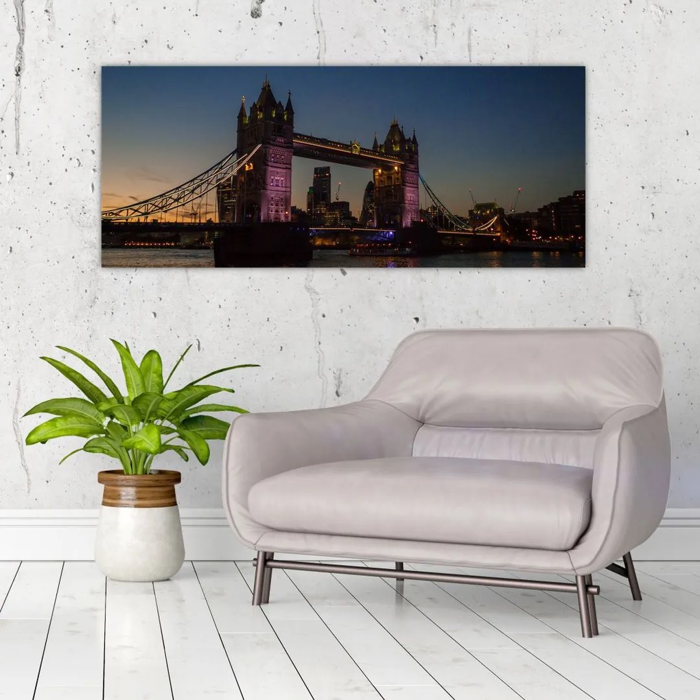 Tablou - Tower bridge (120x50 cm), în 40 de alte dimensiuni noi