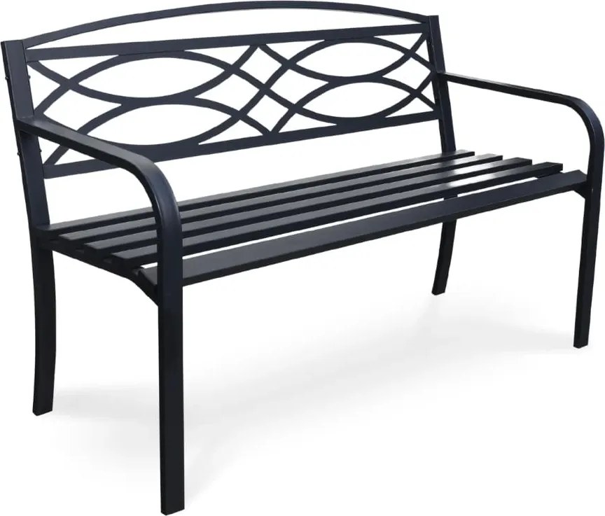 Banca de gradina Renzo, neagra