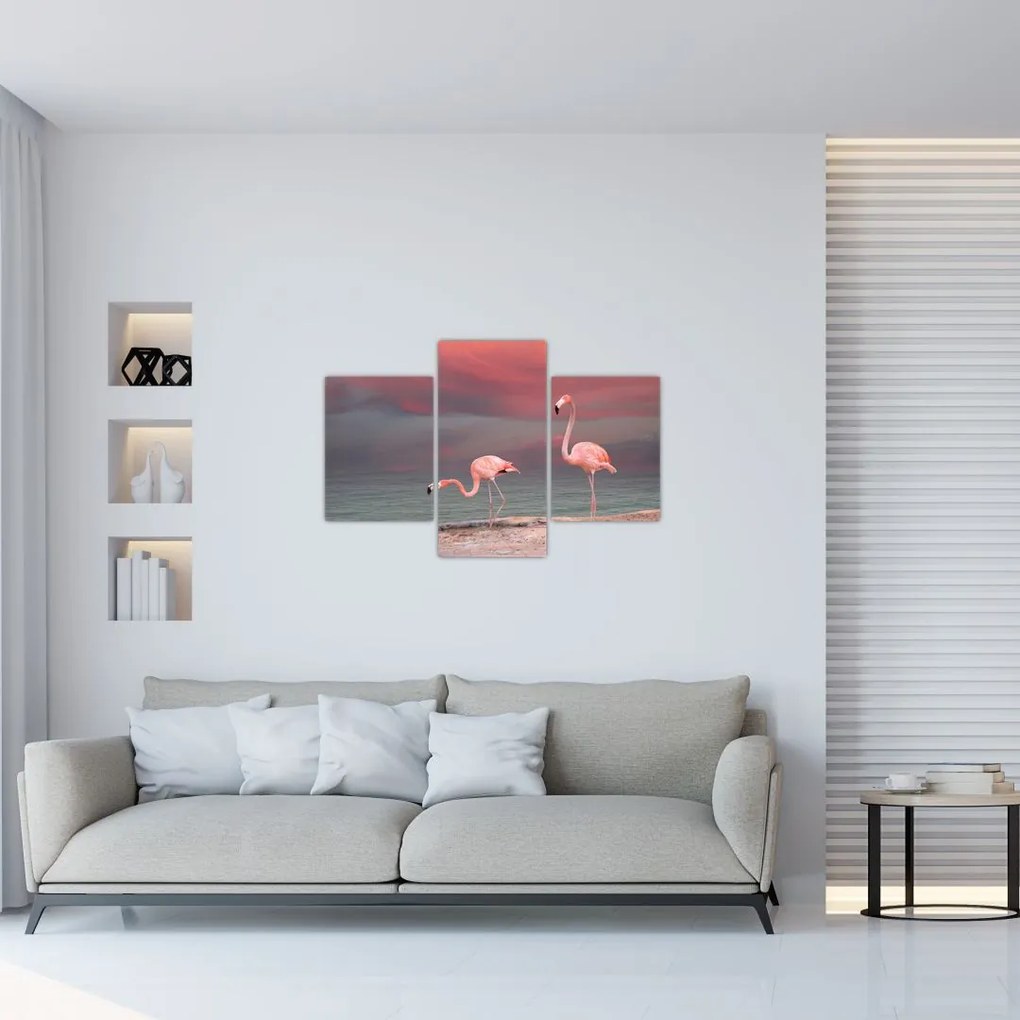 Tablou - Flamingo (90x60 cm)