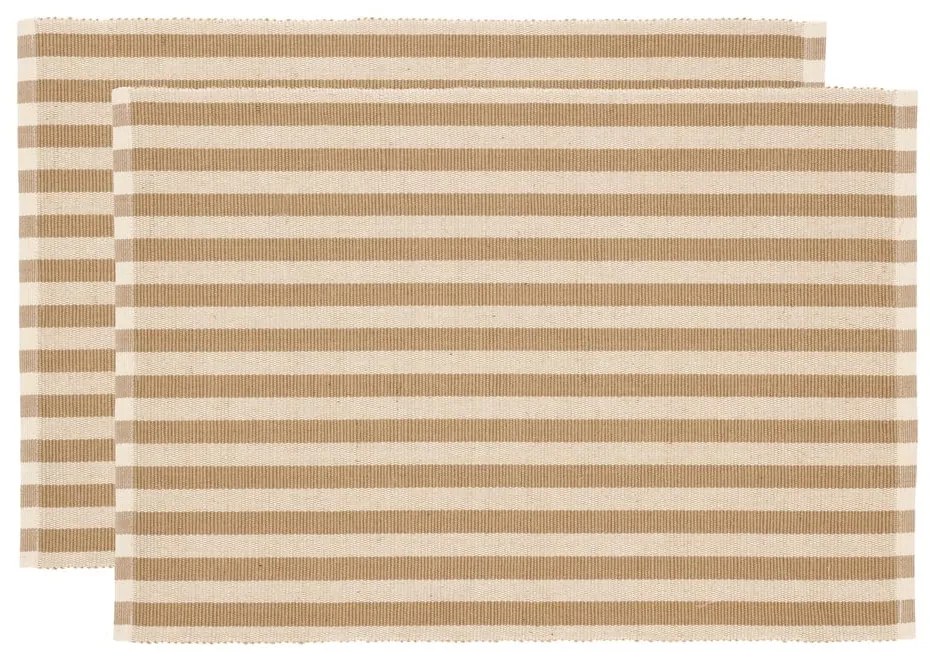 Suport pentru farfurii 2 buc. din material textil 33x48 cm Statement Stripe – Södahl