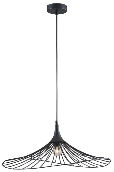 Lustră pe cablu ARIELLE 1xE27/20W/230V d. 50 cm negru