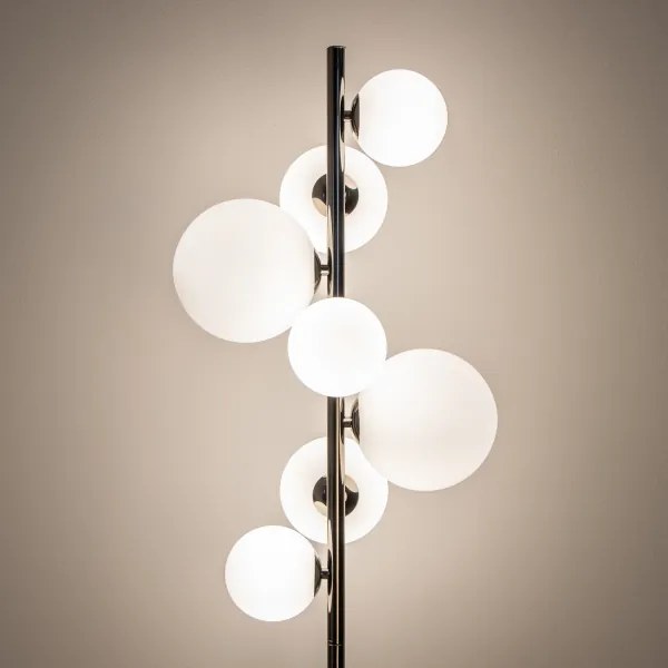 Brilagi - Lampadar LED MILLA 7xG9/3W/230V crom negru/alb