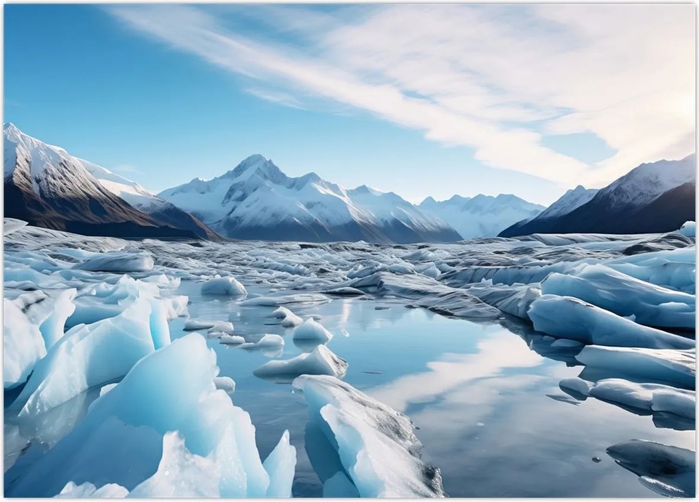 Tablou - Formațiuni glaciare (70x50 cm)