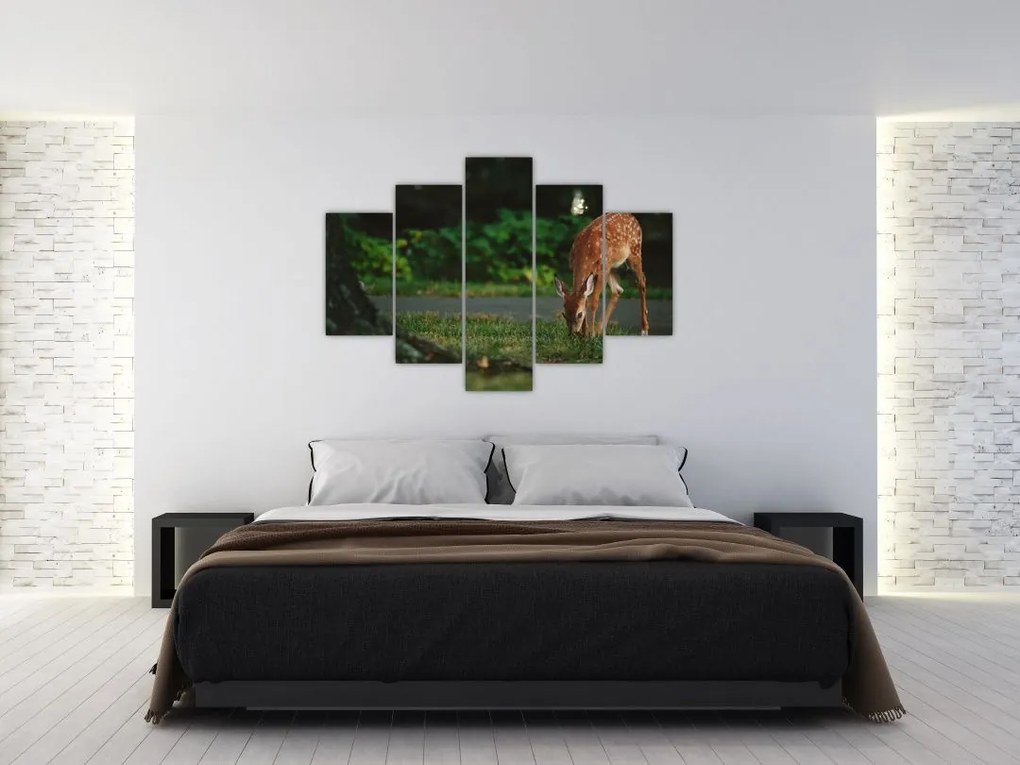 Tablou cu pui de cerb (150x105 cm)