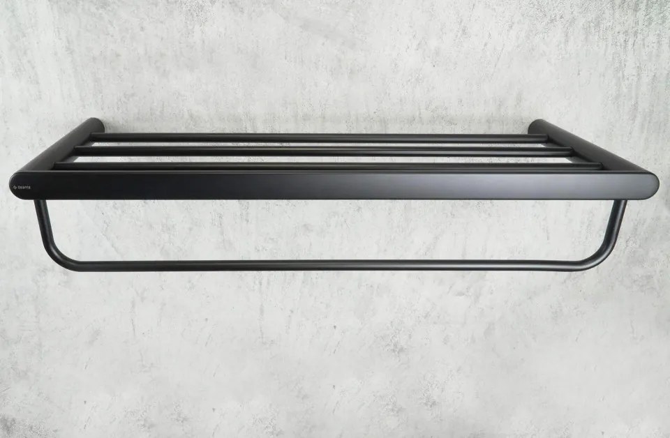 Etajera port prosop Round nero ADRN531