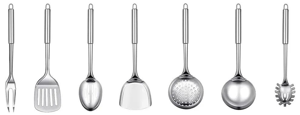 Tigaie wok cu accesorii de bucătărie