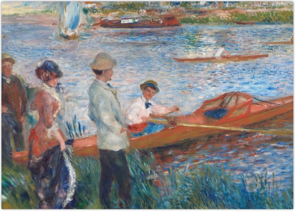 Tablou - Auguste Renoir, Oarsmen at Chatou, reproducere (70x50 cm)