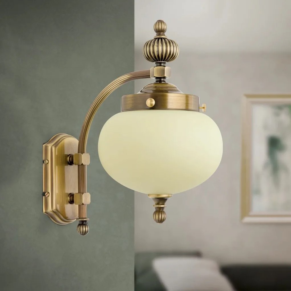 Aplica de perete stil clasic Nostalgie down alama antique/champagne