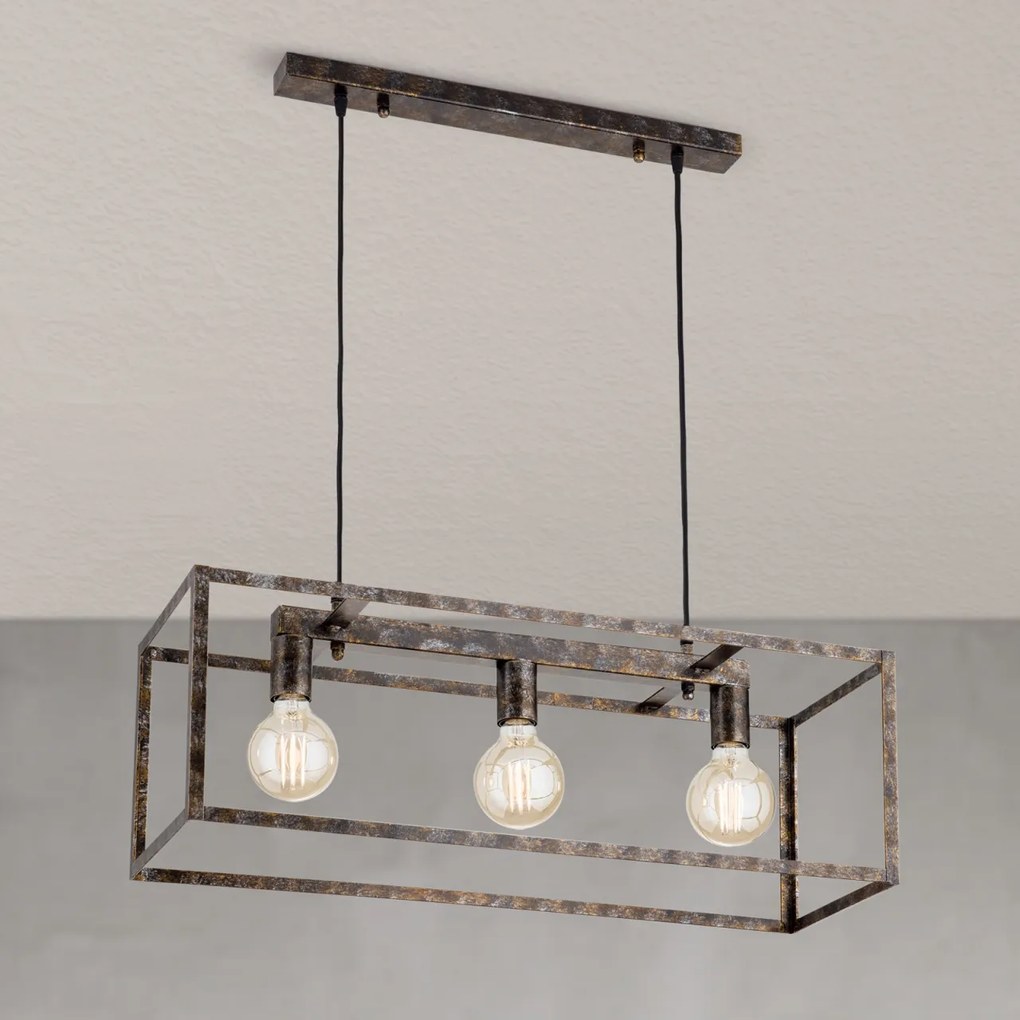 Lustra vintage suspendata design decorativ Cage