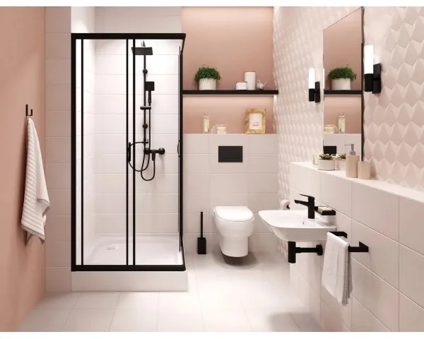 Deante NER_N51K - Set de duș BORO, negru