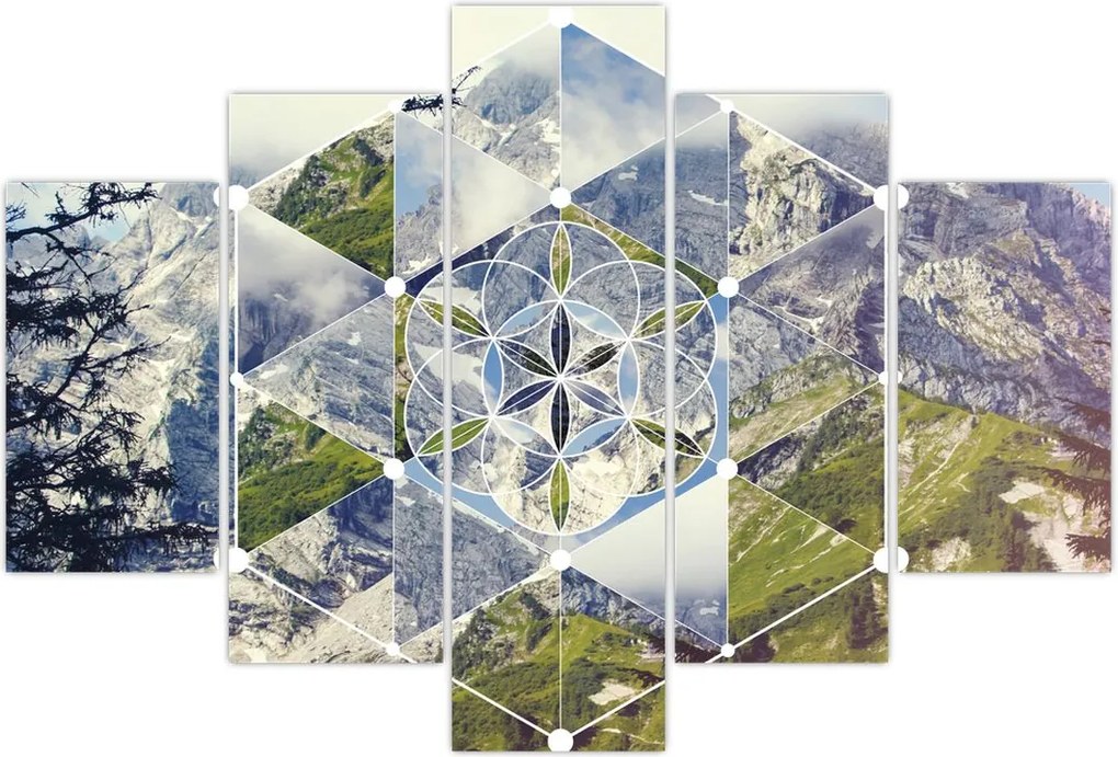 Tablou - Model geometric (150x105 cm)