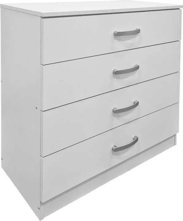 Dulap cu sertare, Athos, Alb, 80x40x79 cm