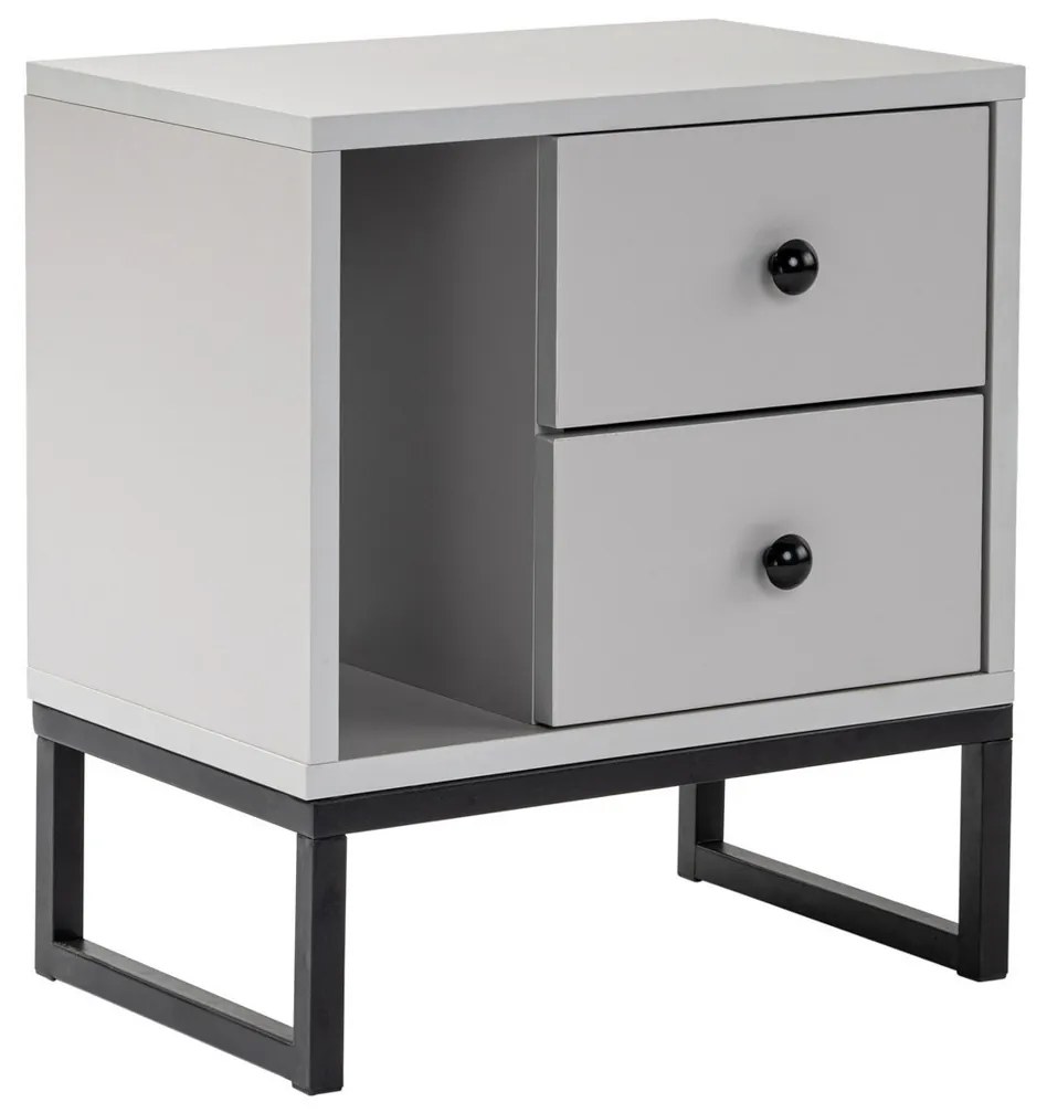 Măsuță de noptieră Glimmer Grey