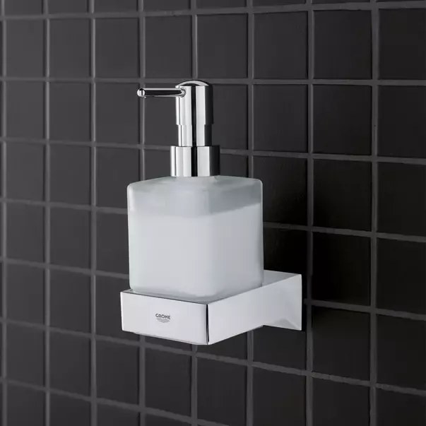 Dozator sapun lichid Grohe Selection Cube crom lucios