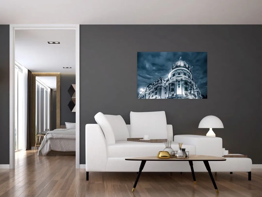 Tablou cu arhitectură în întuneric (90x60 cm)