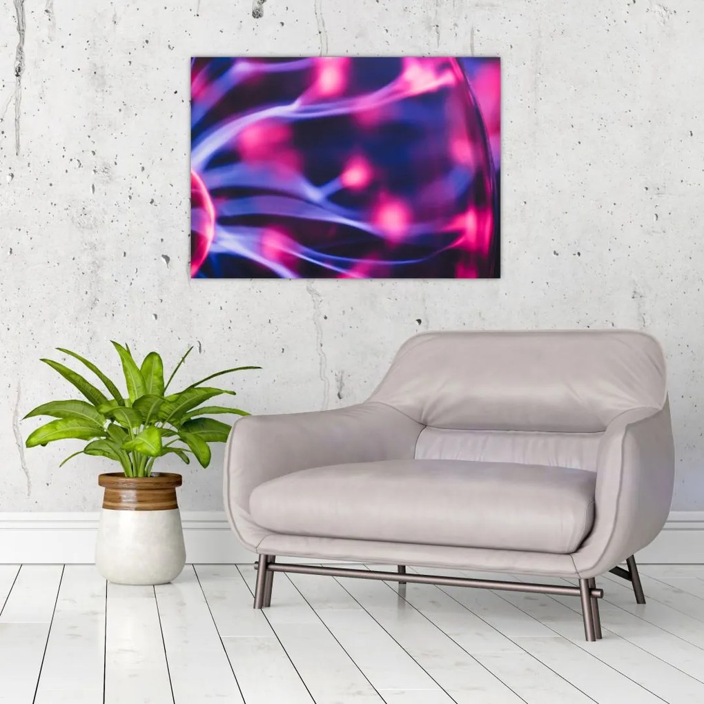 Tablou abstract mov (70x50 cm)