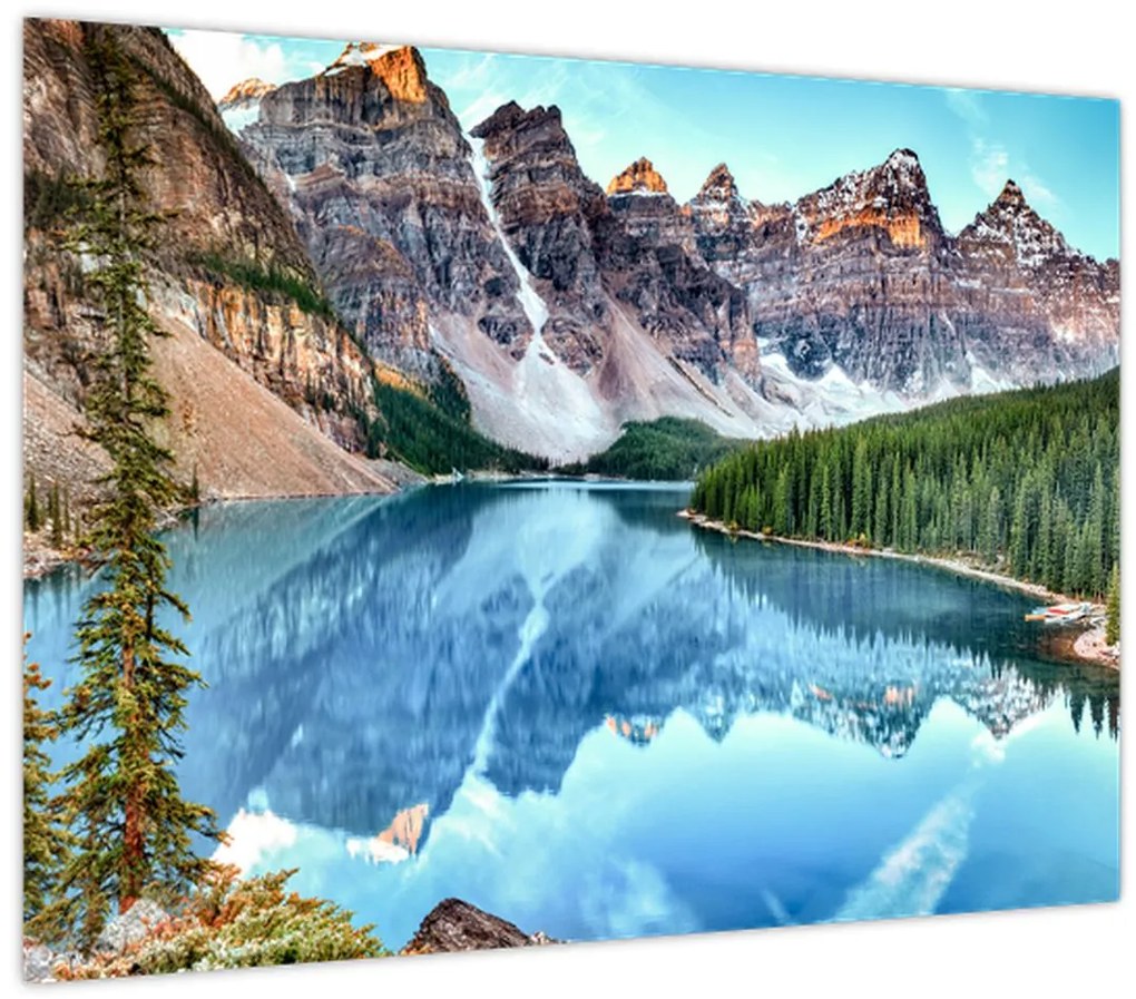 Tablou - Lacul Moraine (70x50 cm)