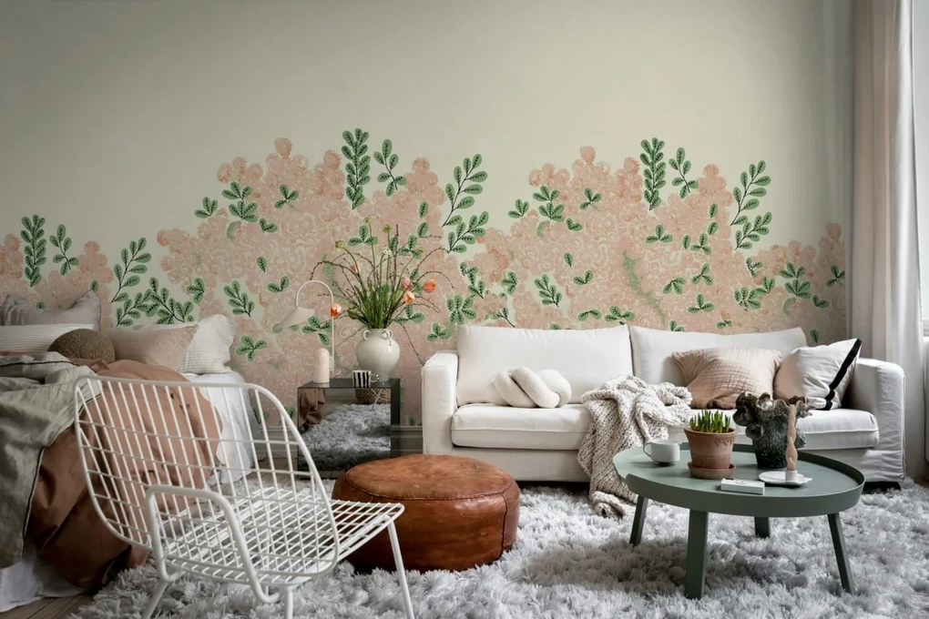 Fototapet, Beautiful Blossoms, Pink, Rebel Walls