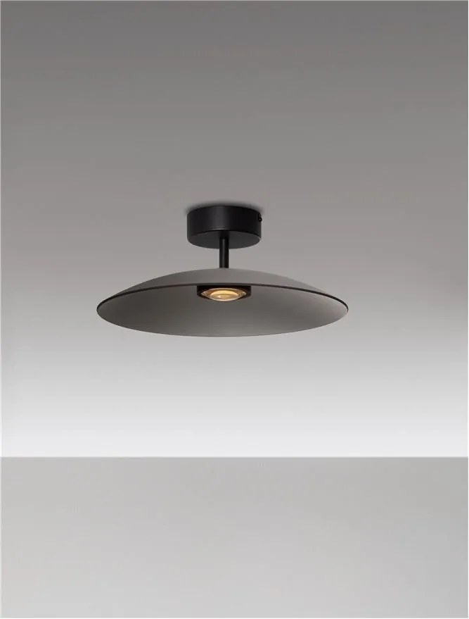 Plafoniera LED design modern POLIFEMO fumuriu, 40cm