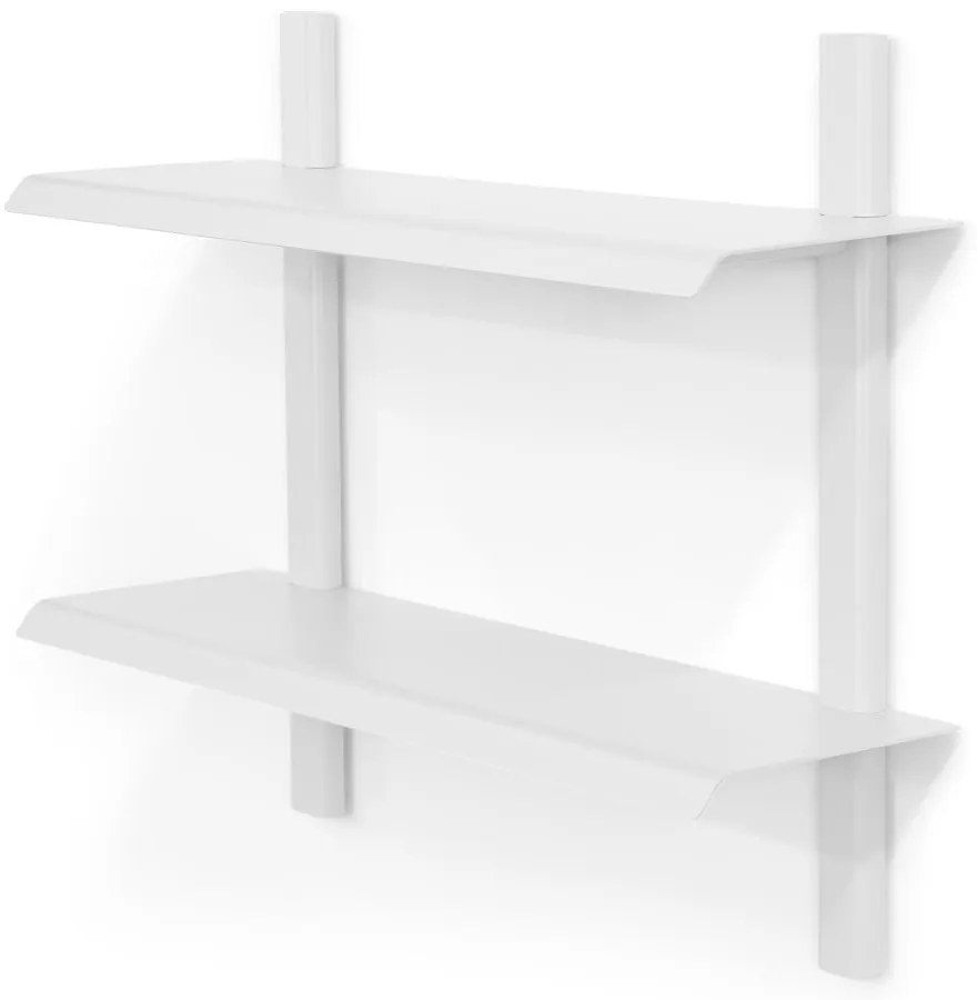 Raft alb etajat din metal 60 cm Hola – Spinder Design