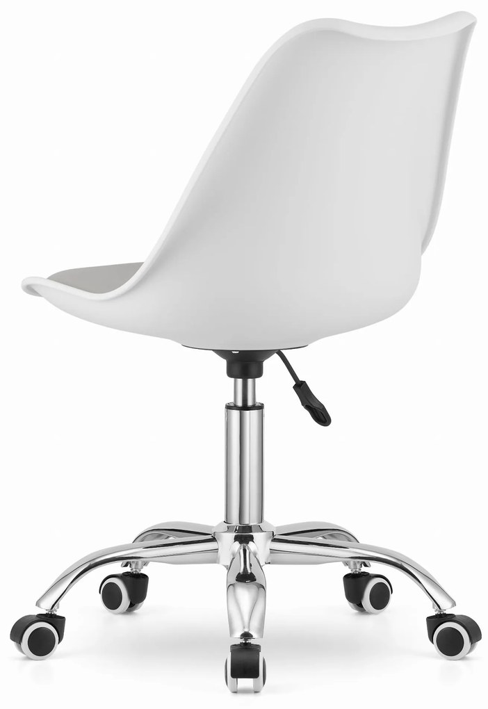 Scaun de birou alb-gri, PANSY
