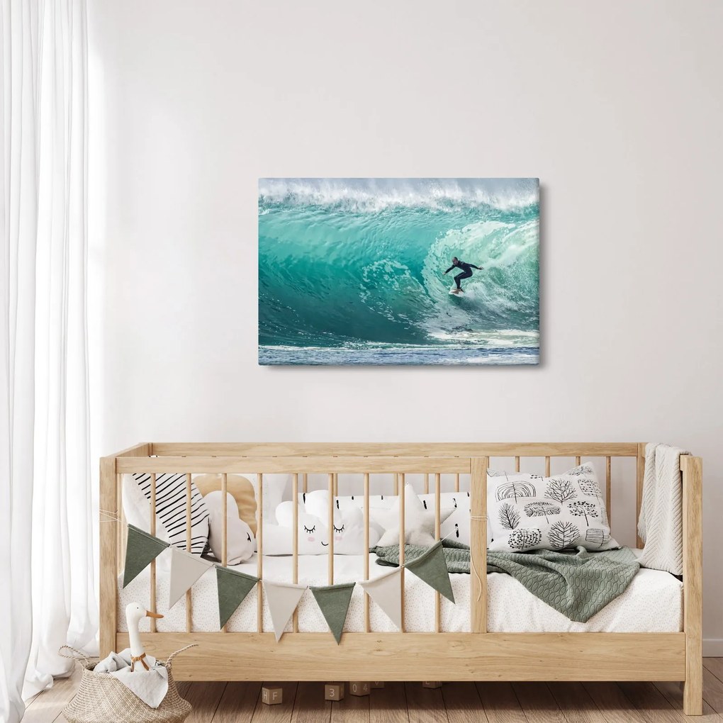 Tablou cu surferi (90x60 cm)