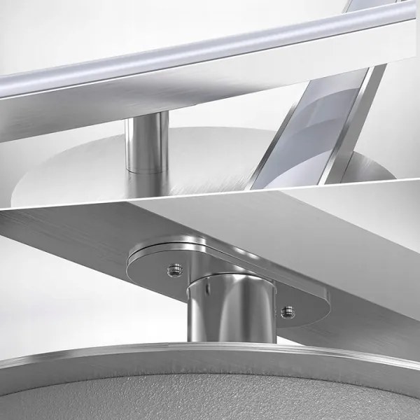 Plafonieră LED 2xLED/6W/230V, crom lucios