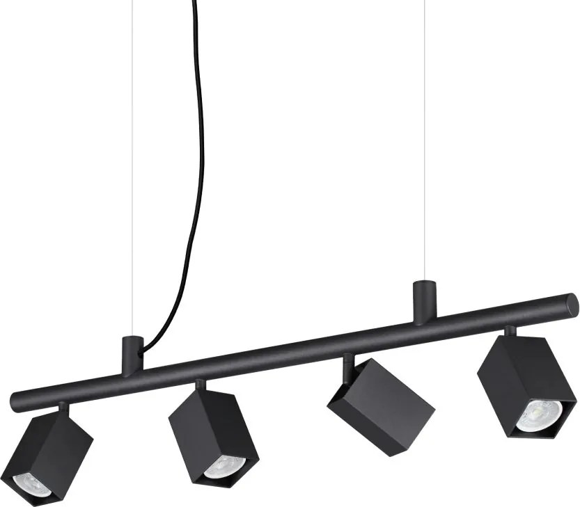 Lustra suspendata DYNAMITE SP4 SQUARE NERO