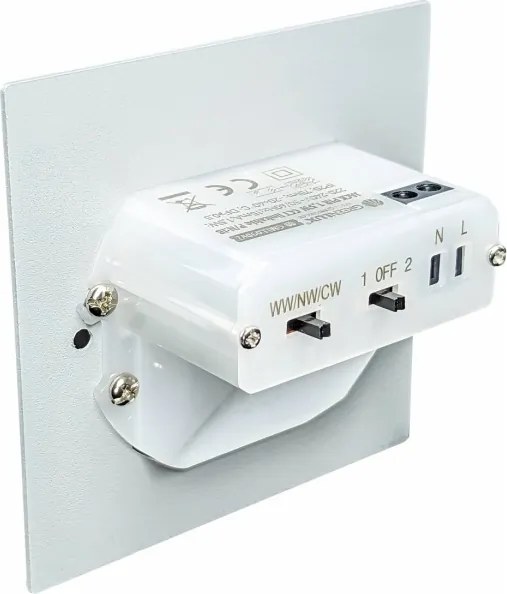 Aplica LED pentru scări cu senzor de mișcare LED/1,5W/230V 3000/4000/6000K gri