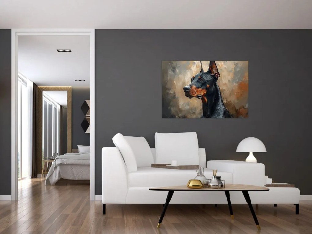 Tablou - Portretul lui Dobrman (90x60 cm)