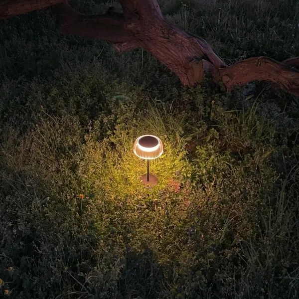 Lampă LED solară reîncărcabilă dimabilă Zuma Line DT33111 BLUET LED/2,5W/2000 mAh IP44 negru