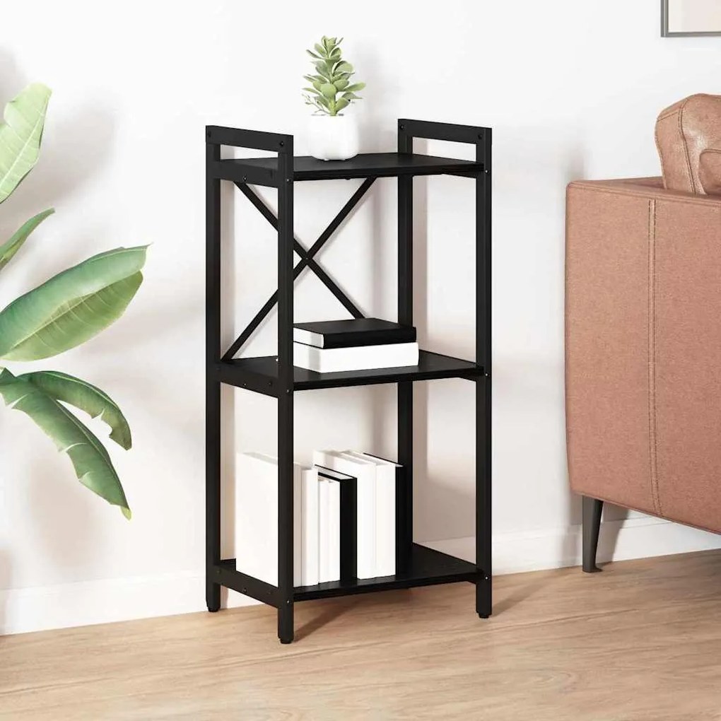 vidaXL Bibliotecă Stejar negru 40 x 30 x 83 cm Lemn compozit