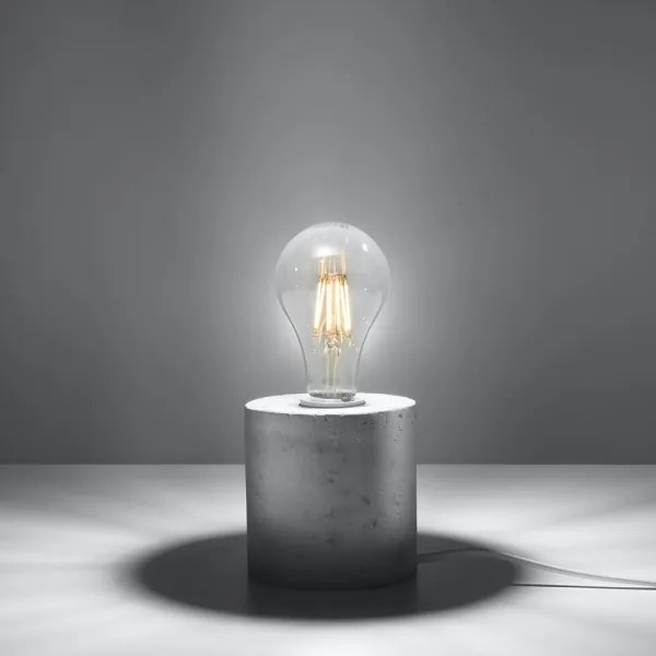Lampă de masă SALGADO 1xE27/60W/230V beton