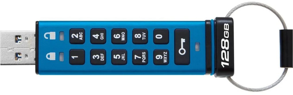 KS USB 128GB Ironkey Keypad 200