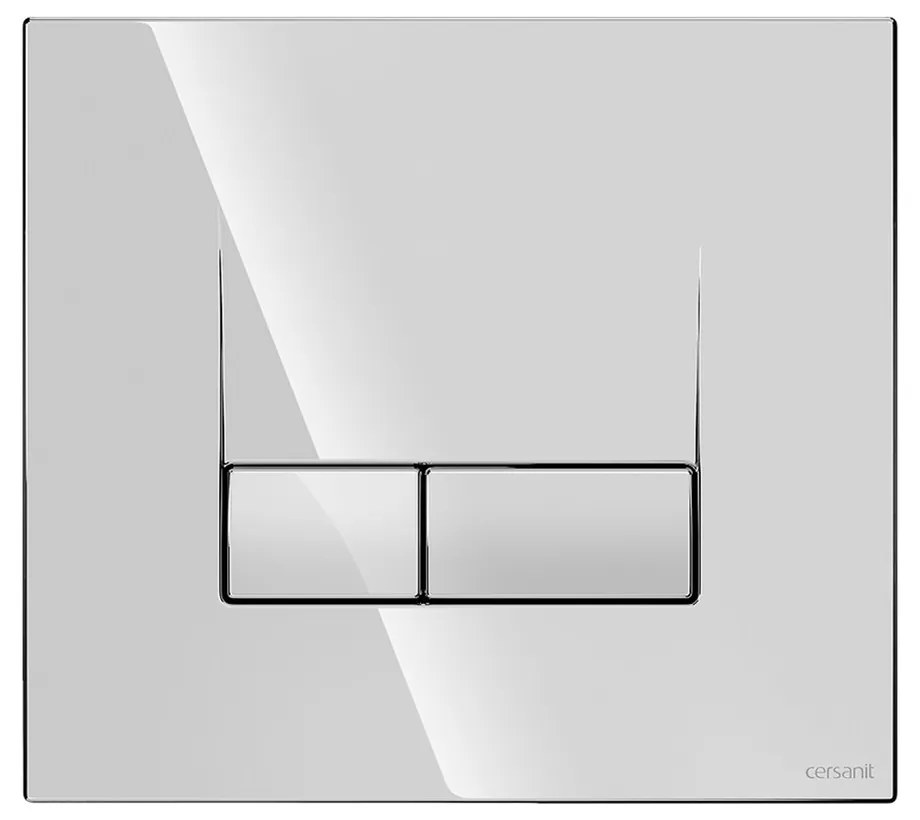 Clapeta de actionare Cersanit Base Smart crom lucios
