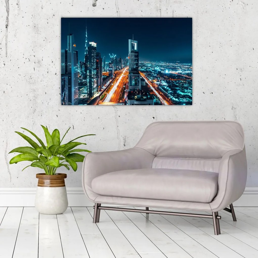 Tablou - Noaptea la Dubai (90x60 cm)