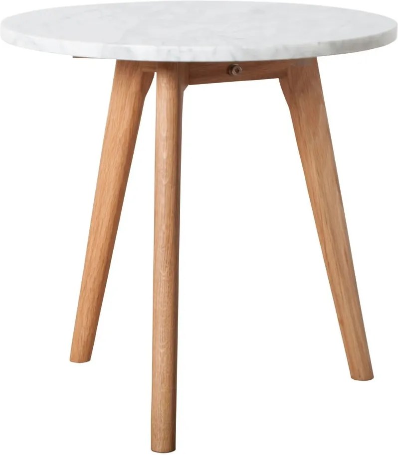 Măsuță Zuiver White Stone, 40 cm