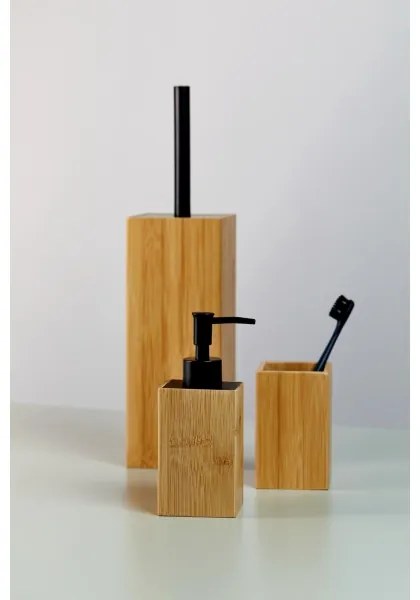 WENKO 23984100 - Dozator de săpun PADUA, 210 ml, maro/negru