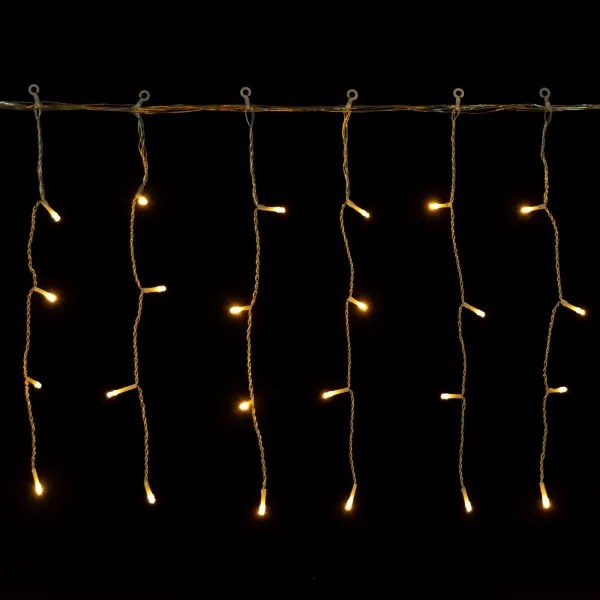 Aigostar - Instalație luminoasă LED de Crăciun pentru exterior 300xLED/8 funcții 18x0,4m IP44 alb cald