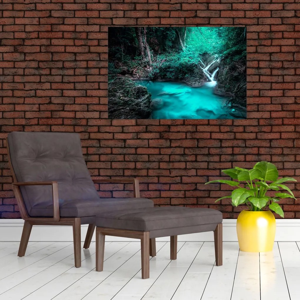 Tablou - Oază turcoaz (90x60 cm)