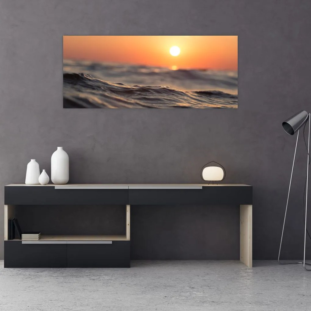 Tablou cu valul mării (120x50 cm)