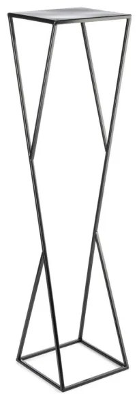 Suport de flori LOFT 100x23,5 cm negru